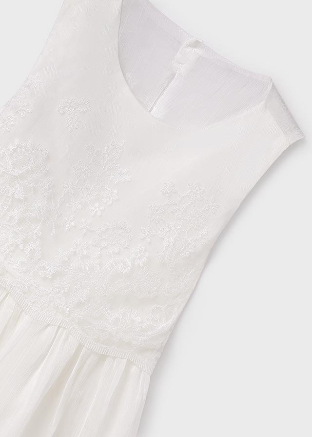 Girl Combined Embroidered Dress