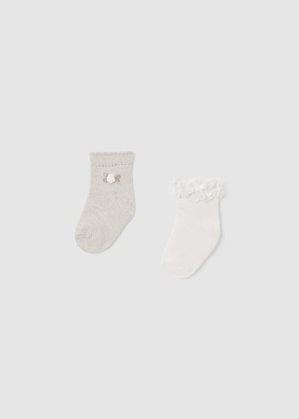 2 pack organic cotton socks baby