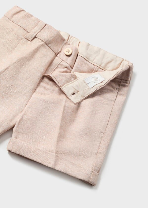 Baby Formal Linen Shorts