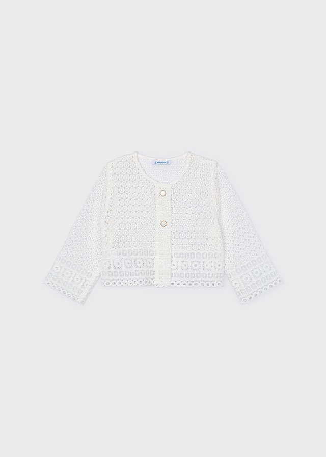 Girl guipure jacket