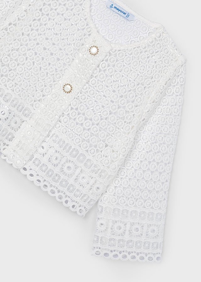 Girl guipure jacket