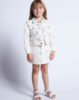 Girl embroidered twill jacket