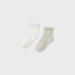 2 pack organic cotton socks girl