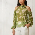 Shoulder out blouse