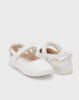 Girl Mary Janes with Bow Sustainable Leather