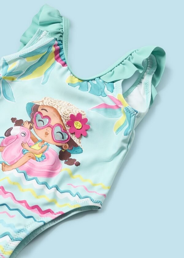 Baby Print Ruffle Swimsuit