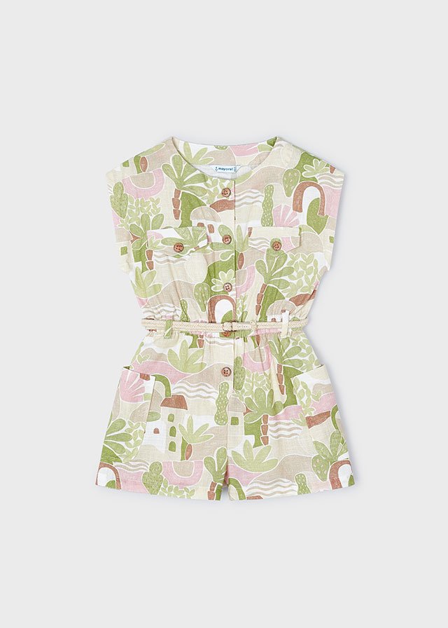 Girl Print Playsuit Better Cotton