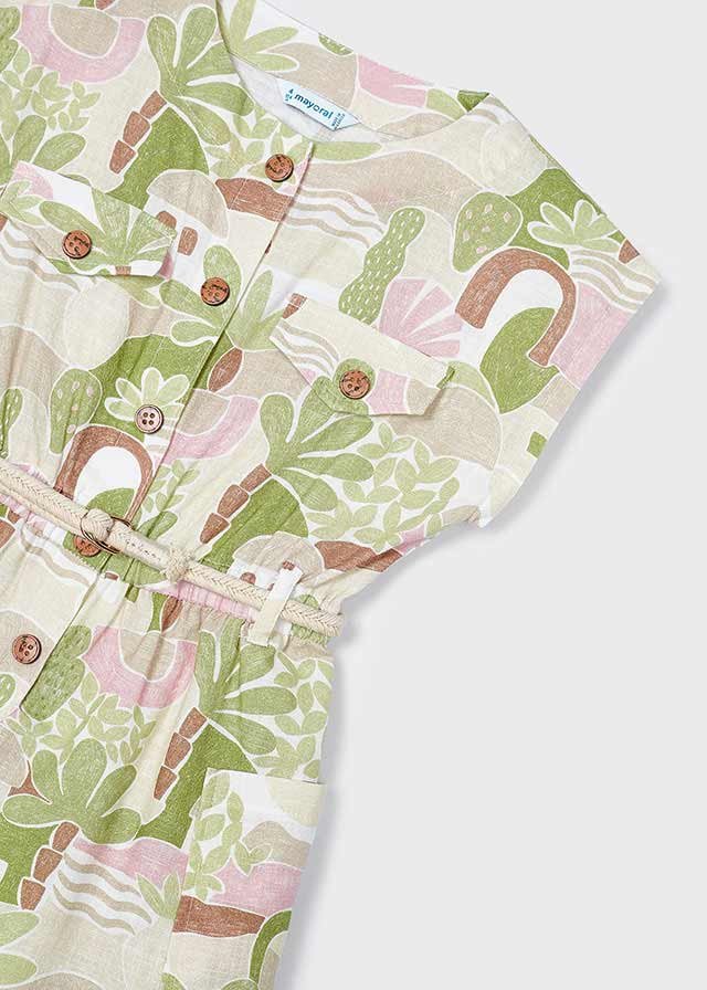 Girl Print Playsuit Better Cotton