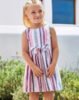 Girl Striped Linen Dress