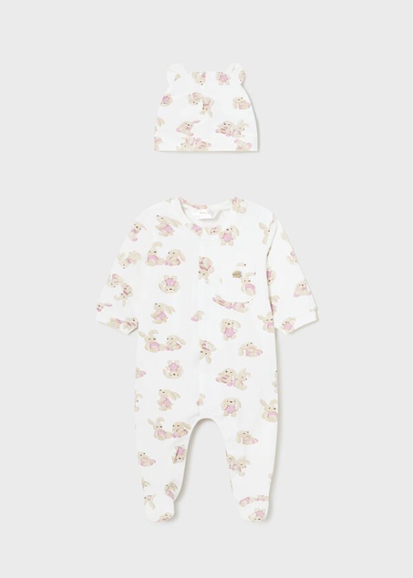 Newborn Sleepsuit with Hat Better Cotton