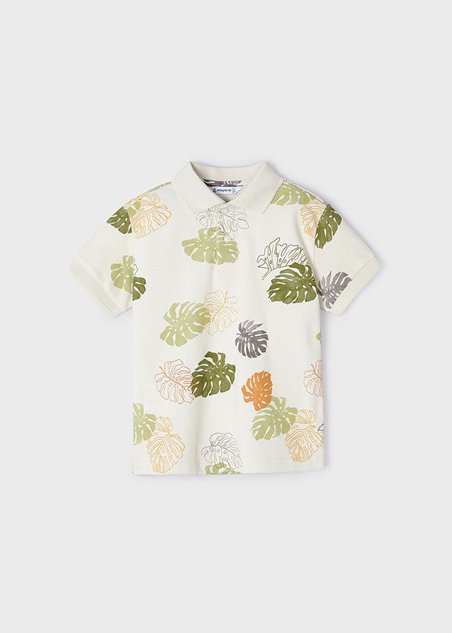 Boy Print Polo Shirt Better Cotton