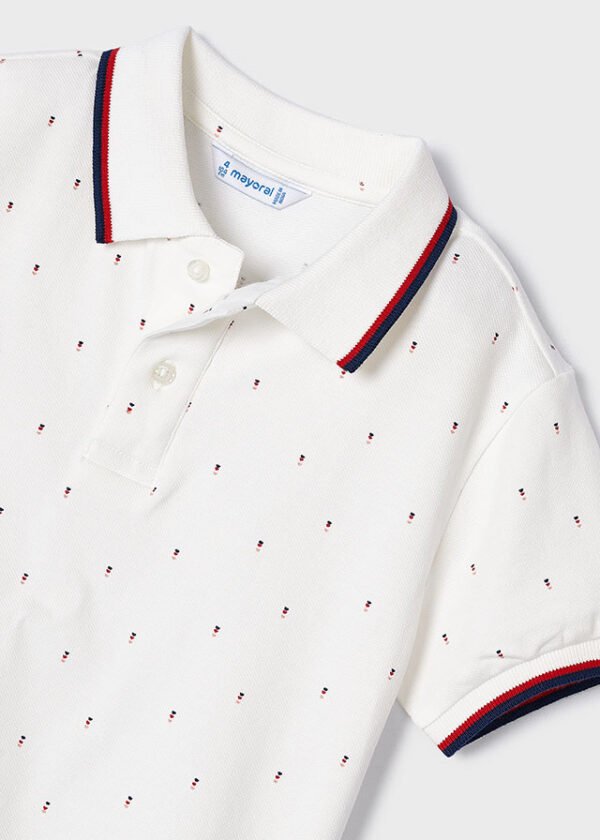 Boy Print Polo Shirt Better Cotton