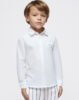 Boy Long Sleeved Linen Shirt