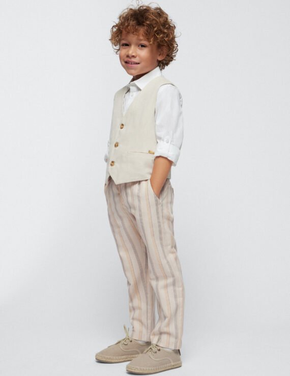 Boy Linen Pants Stripes
