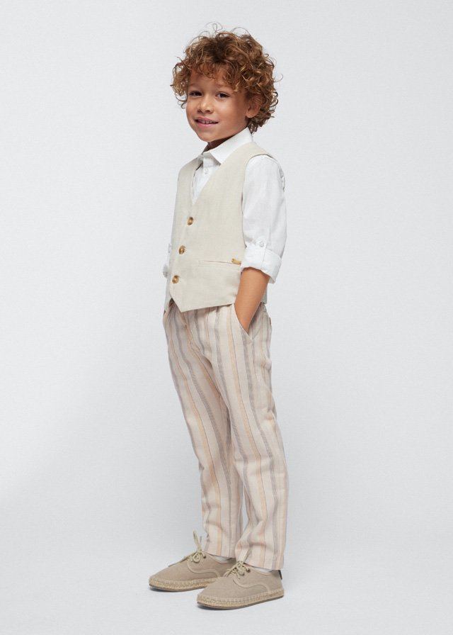 Boy Linen Pants Stripes
