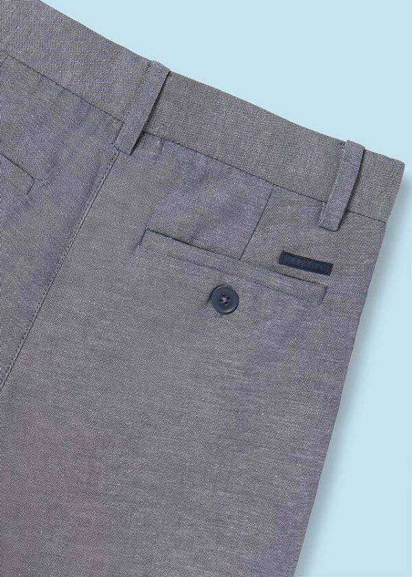 Boy Bermuda Linen Shorts