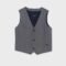 Boy Formal Linen Waistcoat