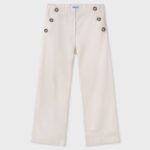 Girl Culotte Trousers with Buttons