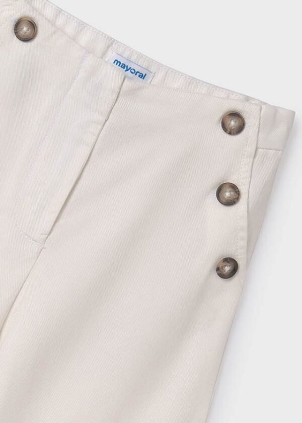 Girl Culotte Trousers with Buttons