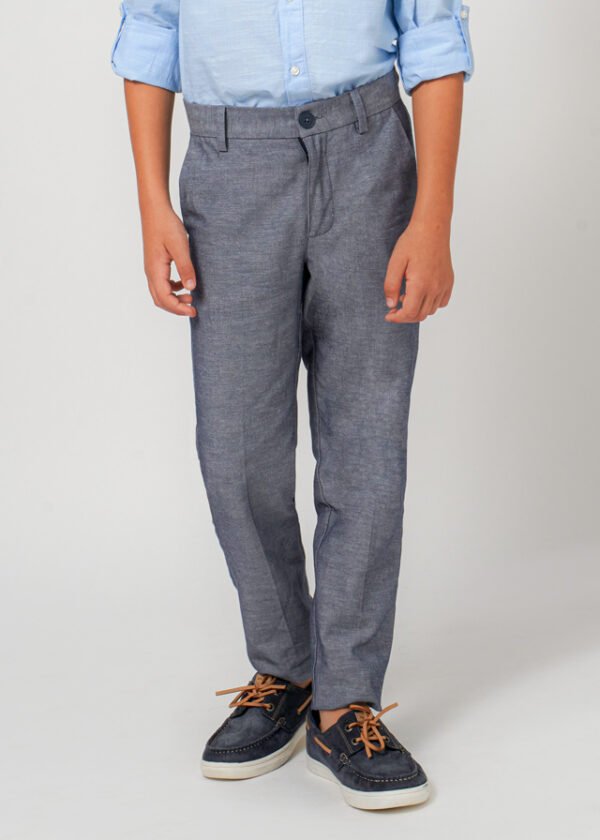 Boy Tailored Linen Chinos