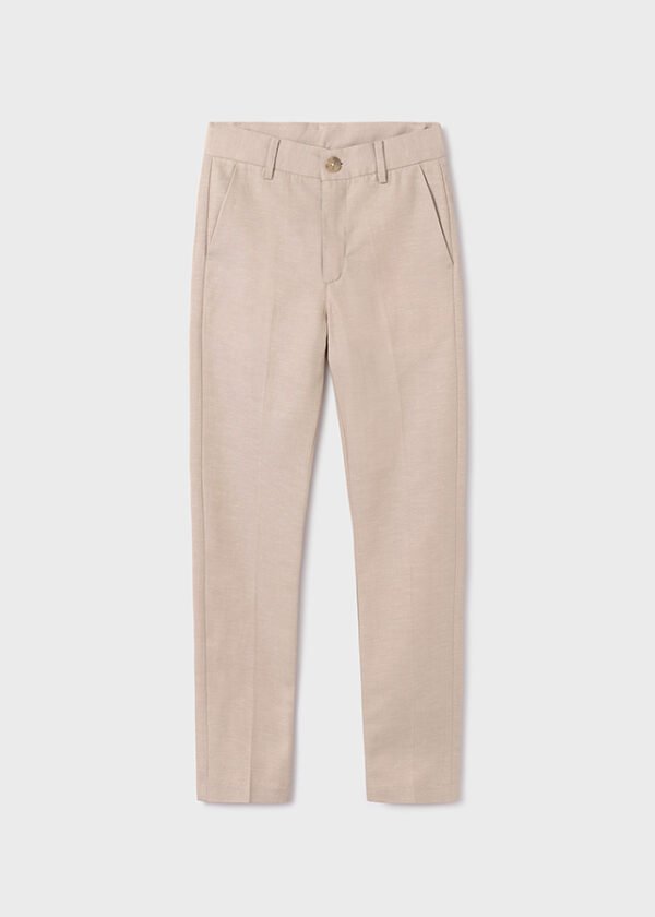 Boy Tailored Linen Chinos