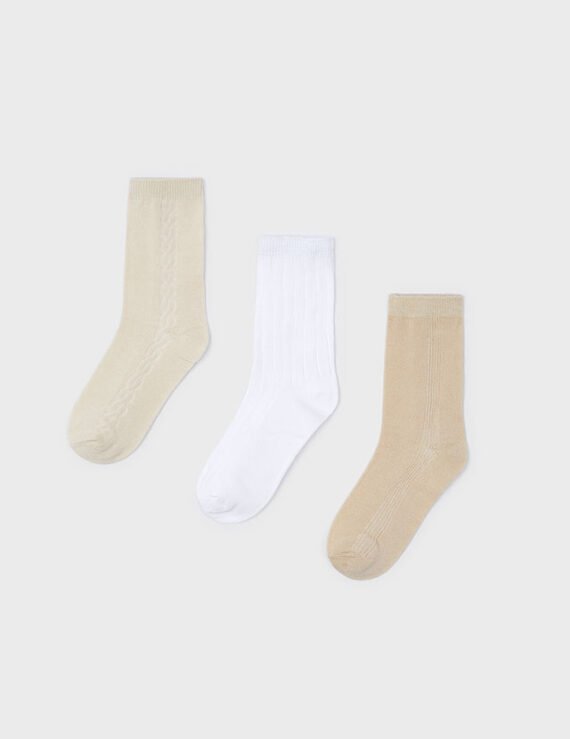 Boy Set of 3 Formal Socks