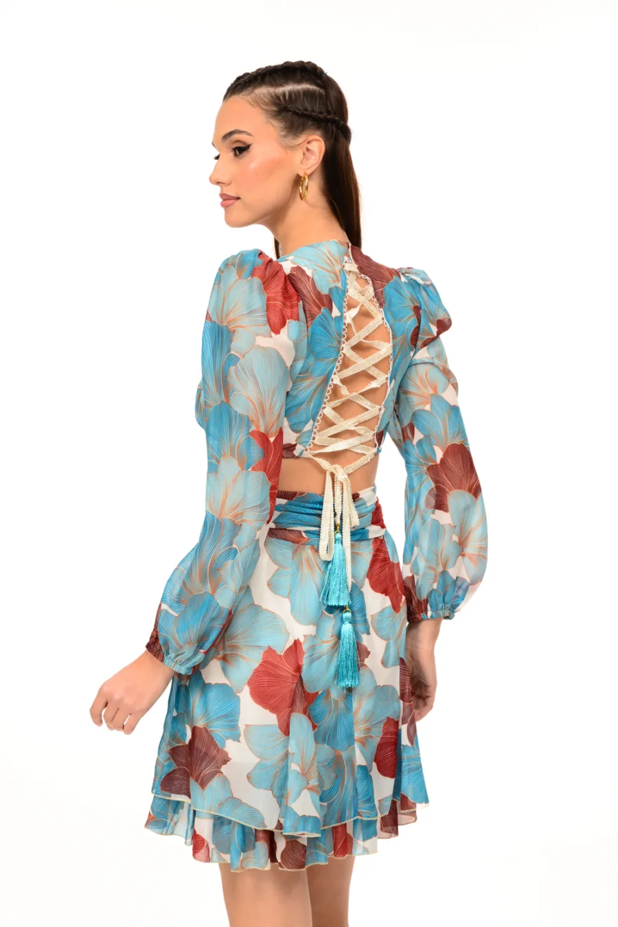 Dress flower print