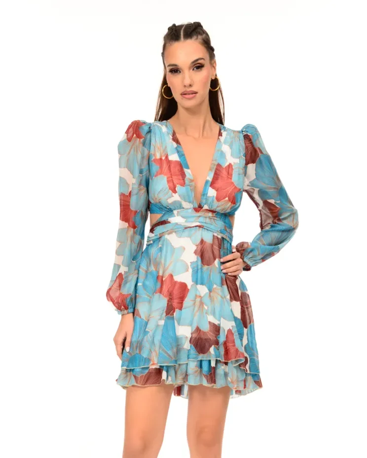 Dress flower print