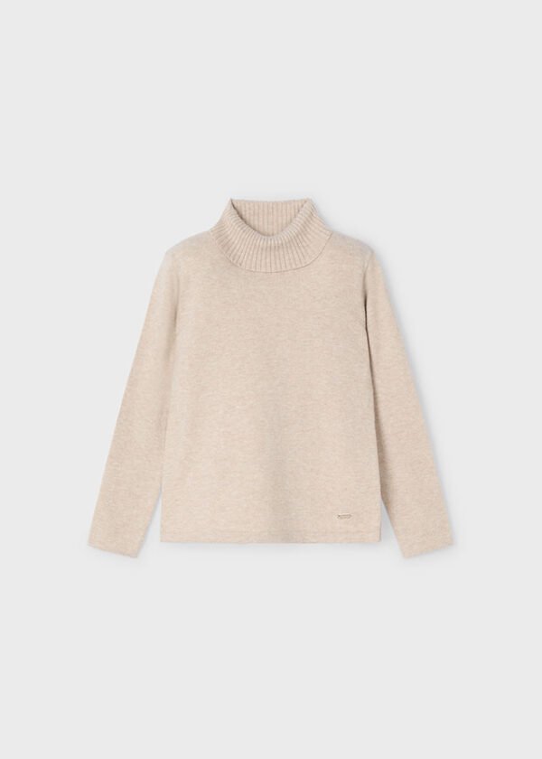 ECOFRIENDS basic woven turtleneck for girl