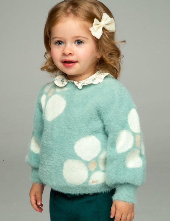 Baby Flower Jacquard Jumper