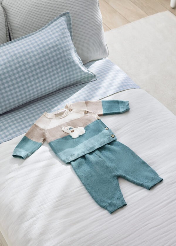 Newborn Boy Striped Jumper and Trousers Set