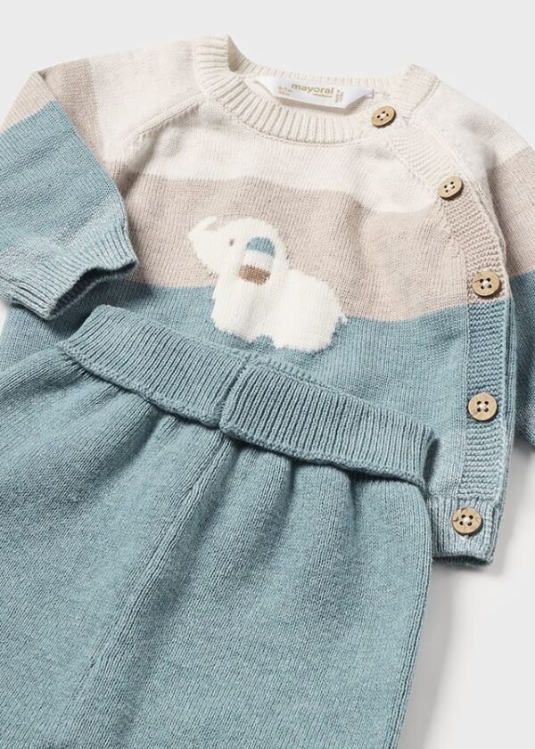 Newborn Boy Striped Jumper and Trousers Set