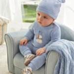 Newborn Boy 3 Piece Corduroy Set