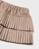 Baby Suede Pleated Skirt