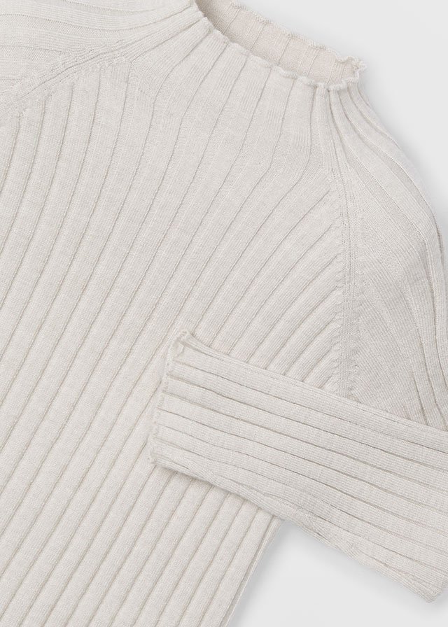 Girl Ribbed Turtleneck