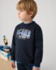 Boy Mountain Letter Print Sweatshirt