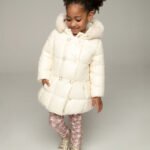 Girl Pearlescent Long Coat