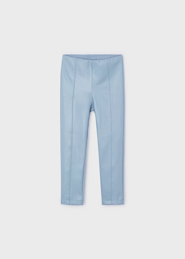 Girl leatherette leggings