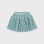 Girl Pleated Tulle Skirt