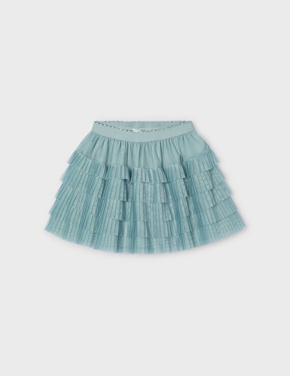 Girl Pleated Tulle Skirt