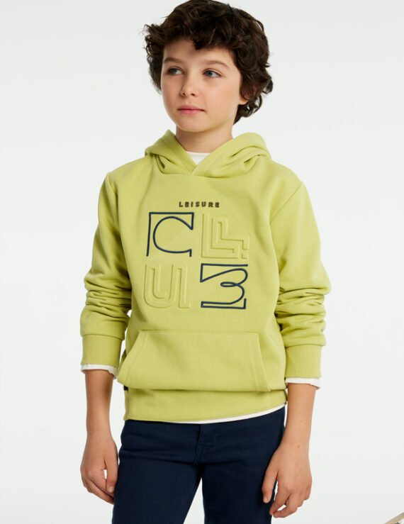 Boy print hoodie Better Cotton