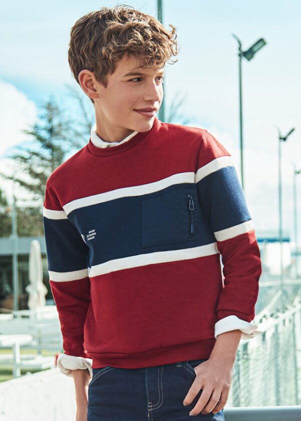 Boy Block Colour Jumper