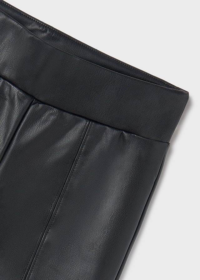 Girl leatherette leggings