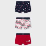 ECOFRIENDS set of 3 boxer trunks boy mayoral