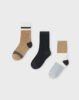 ECOFRIENDS set of 3 skate short socks boy