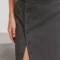 Skirt buttons side