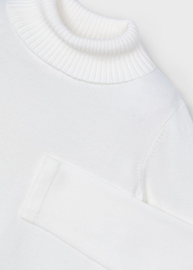 14-00313-065-L-5 ECOFRIENDS basic woven turtleneck for girl