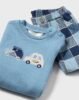 Newborn Boy Checked Trousers and Jumper Set