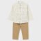 Baby Check Shirt and Trousers Set