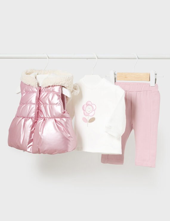 Newborn Girl 3 Piece Tracksuit